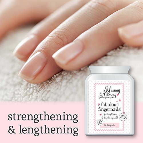 YUMMY MUMMY PREGNANT FAB FINGERNAILS PILL STOP BRITTLE BREAKING CHIPPED NAIL
