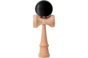 Funky Planet Kendama Toy - Catch Ball Cup Game - Coordinación y Desarrollo de Reflejos - Juguete Tradicional japonés - A para Cualquier ocasión y para Todos (Púrpura) (Negro)