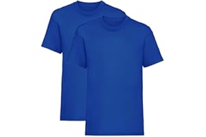 Listers Schoolwear Boys T-Shirt (Pack of 2) 100% Cotton 1-15 Years