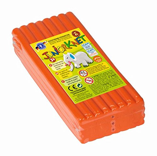 Feuchtmann Spielwaren 628.0305-3 - Juniorknet Knete Jumbo Pack, 500 g, orange