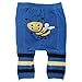Baby Boys Animal Leggings With Design Panel (12-18 Months) (Blue/Bee)