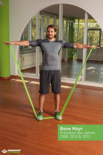 Schildkröt Fitness FITNESSBÄNDER, Latexfrei – 2er Set, in PVC Tube, 960120 - 6