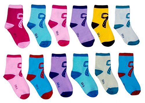 ESELPRO Baby Boys Girls Cotton Ankle Length Socks 2-4 Years (SET OF 12 PAIRS) ASSORTED DESIGNS RS.459 (72.00% Off) - Amazon