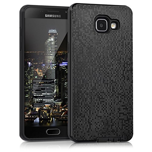 kwmobile Funda para Samsung Galaxy A5 2016 - Carcasa h brida de TPU con dise o de teselas en Antracita Negro reviews kwmobile Funda para Samsung Galaxy A5 2016 - Carcasa h brida de TPU con dise o de teselas en Antracita Negro
