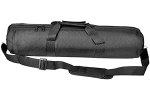 Feegow Stativtasche, Stativständer, Tragetasche, 40–120 cm, wasserdichte Aufbewahrungstasche mit verstellbarem Schultergurt, für Fotoausrüstung, Einbeinstativ, Lichtständer, Wie abgebildet, 80 cm