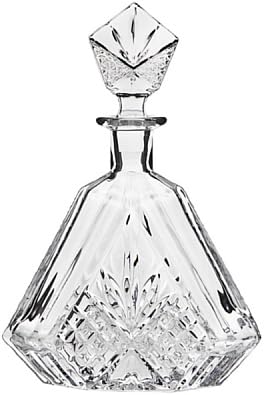 Godinger Silver Art Dublin Triangular Crystal Decanter - Decanter