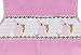 Baby Girls "Cottontail" Traditional Smocked Pink Cord Dungarees.6-9m