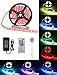 Produktbild 5M LED-Streifen-Licht, IP65 Wasserfestes LED Beleuchtung Farbwechsel Dimmbar LED-Strip-Kit mit 150 SMD 5050 RGB-LEDS 44-Tasten-Infrarot-Fernbedienung 12V DC Netzteil und Verbinder für Weihnachten Feiertage Heim Küche Dekoration