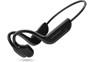 Aivane Cuffie Conduzione Ossea Bluetooth 5.2, Auricolari Sportive Conduzione Ossea con Microfoni, Auricolari Subacquei IPX5, 8 Ore Riproduzione per Fitness, Corsa, Ciclismo