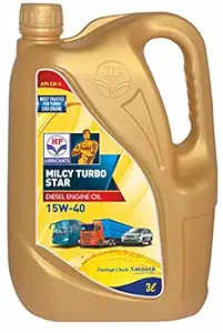 HP Lubricants Milcy Turbostar 15W-40 API CH4 Engine Oil for Cars (3 L)