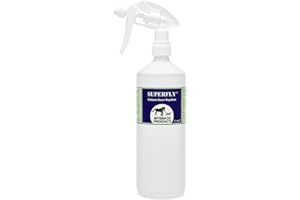 Biteback Products 'Superfly'® - Picaridin Insect Midge Horse Fly Repellent, Icaridin Fly Repellent, Enriched with Lavandin Oil for Midge, Mosquito & Bug Defence, Ideal for Outdoor Activities - 1000ml