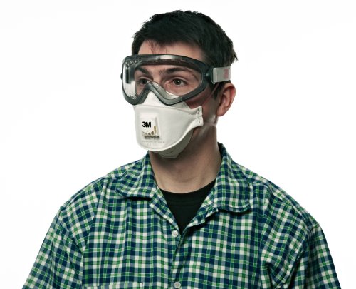 3M 9322+C2 Aura Partikelmaske, Schutzstufe FFP2, optimal für Brillenträger, 2 Stück - 4