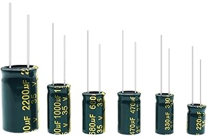 CIZIHUU Condensatore di alluminio basso ESR ad alta frequenza, 25V 820UF 10PCS