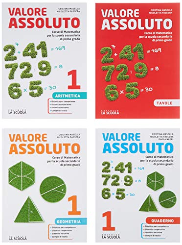 Valore assoluto. Aritmetica. Con Geometria, Quaderno e Tavole. Per la Scuola media. Con ebook. Con espansione online: 1 libro