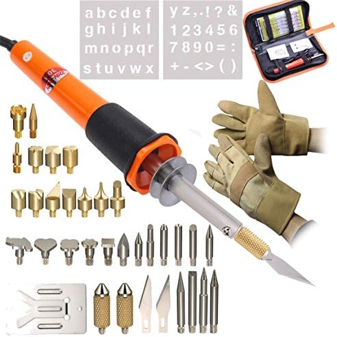 Wood Burning Pen MDPQ37PCS Pyrography Kit Wood Soldering Tool Kit