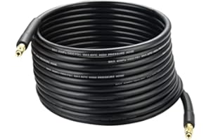 FXDM 15M Replacement Pressure Washer Hose for Kärcher K Series Pressure Washers K2 K3 K4 K5 K6 K7, Click Type Plug Quick Connector