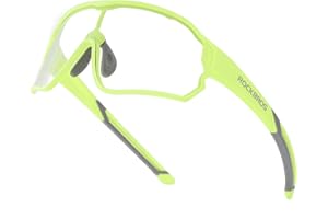 ROCKBROS Occhiali da Sole Ciclismo, Protezione UV400, Occhiali Fotocromatici per Bici MTB Bambini Ragazzi, Occhiali Sportivi per Ciclismo Running, TR90+PC