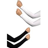 Spor Kolluk Beyaz ve Siyah 2'li Takım (2 &ccedil;ift) | Unisex, Esnek Kumaş, Rahat