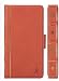 Produktbild Dfly Oneplus 6 Hülle, [Buch Stil] [Retro Premium PU Leder] Flip Abnehmbare Brieftasche Cover mit [Ständer Funktion] [Kartensteckplätze] [Magnetverschluss] [Free Touch Stift] - (Oneplus 6, Orange)