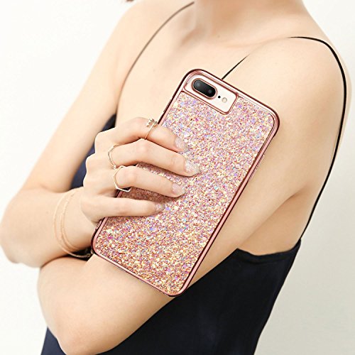 iPhone 7 Plus Case, ESR Luxury Glitter Sparkly Diamond Case with Dual Layer Design [Shockproof] [Hard PC Back, Soft TPU Inner] Protective Case Cover for 5.5