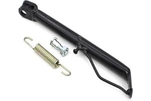 ZeNaha Kickstand Side Brace Side Stand Parking Stand Support Kit with Spring Bolt Compatible with Yamaha YBR125 YBR 125 YS125 Side Support