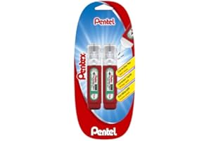 Pentel ZLC31W Lot de 2 Correcteurs liquide Pointe fine 12 ml