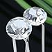 Gleader (Pack of 6 pcs) Crystal Rhinestones Hair Pins