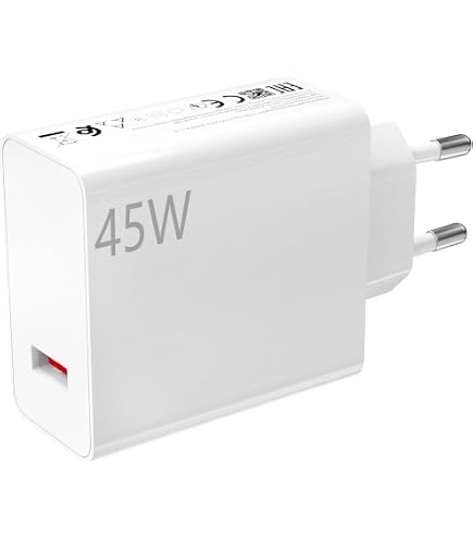 Chargeur Rapide 45W Pour Xiaomi Avec Câble USB-C 1m - Compatible Redmi Note 14, Pad 6, POCO X7 Et Autres Modèles - 14