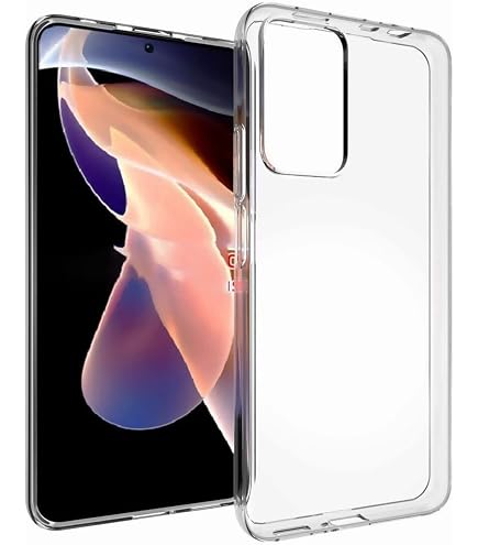 ONEFLOW Cushion Case Voor Xiaomi Redmi Note 11/11S - Transparante Siliconen Hoes Met 3D Camerabescherming, Zwart