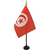 Bandiera Da Tavolo Libano 15x10cm - Piccola Bandierina Con Asta E Base - Foto 9