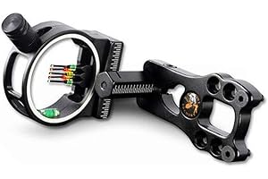 SHARROW 5 Broches Viseur d'arc à Poulies Vue d'arc Alliage D'aluminium à Fibre Optique Vue d'arc