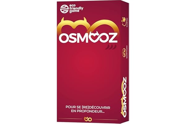 JUDUKU OSMOOZ Red - Jeu Couple - Jeux de société - Jeu de Carte – Cadeau Anniversaire Femme – Cadeau Homme - Cadeau Couple Original – Idée Cadeau Couple Saint Valentin 2023