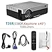 Produktbild SMEI 3D Beamer Full Hd Projector T26k Native 1080p 5500 Lumens Video Led LCD Home Cinema Theater USB Tv T26K 45Degree