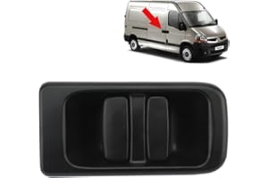 STARKIT PERFORMANCE Poignée de porte latérale compatible pour Master 2, Movano A et Interstar (1997-2010) poignée extérieure | PORTE COULISSANTE DROITE (côté passager) 7700352420 | 8200856290