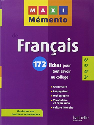 Télécharger MAXI MEMENTO - Français 6e-5e-4e-3e PDF Livre En Ligne Télécharger MAXI MEMENTO - Français 6e-5e-4e-3e PDF Livre En Ligne
