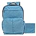 Produktbild Damero Universale Baby Wickeltasche Reisen Rucksack,sehr großes Fassungsvermögen, Isolierung, Passform für Kinderwagen, Reisetasche mit großem Wickelunterlage, Hellblau