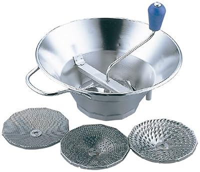 LOUIS TELLIER - Moulin Semi Professionnel en Inox - Robuste et Durable - 3 Grilles de Perforations Distinctes - Qualité Supérieure - Fabriqué en France