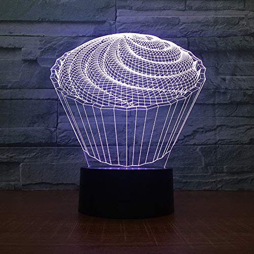 Preisvergleich Produktbild Bunte Note des Schlafzimmertischlampe 3d der Tabelle