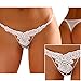 Produktbild Damen Weiße Spitze-G String Tranca Thong panty