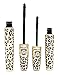 LOVE ALPHA Moodstruck Black Mascara Transplanting Gel + Natural LENGTHENING Fibers in Animal Print Case UK SELLER