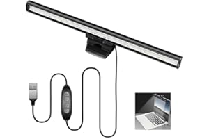 YUEYUEKE Monitor-Lampenleiste für Laptop, LED-Licht, keine Blendung oder Flimmern, Stromversorgung über USB, platzsparend, Verwendung zu Hause/Büro/Café