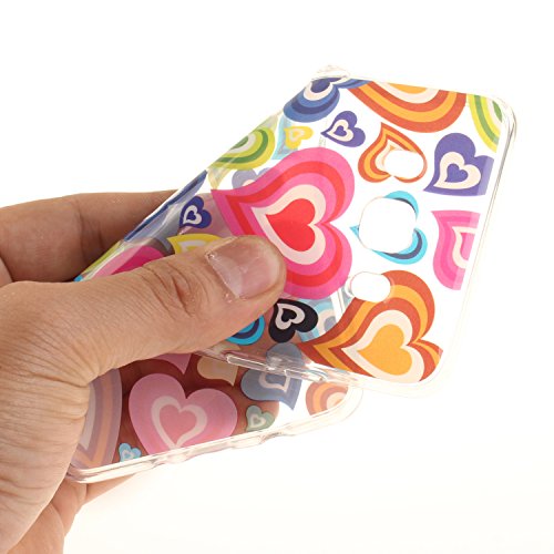 Samsung Galaxy J5 2016 Hülle,Samsung Galaxy J510 Hülle,Samsung Galaxy J5 2016 / SM-J510 Silikon Hülle [Kratzfeste, Scratch-Resistant], Cozy Hut Samsung Galaxy J5 2016 / SM-J510 Hülle TPU Case Schutzhülle Silikon Crystal Kirstall Clear Case Durchsichtig, Farbzeichnungen Muster Transparent Weichem Silikon Schutzhülle HandyTasche Schutzhülle Hülle Case Cover Fall-Abdeckung Etui TPU Bumper Schale Samsung Galaxy J5 2016 / J5 2016 Duos (5,2 Zoll) – Farbe der Liebe - 6