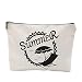 Produktbild TTLOVE Federmappe Stiftemappe Segeltuch Federtasche Leinwand SchüLeretui Multifunktions Kosmetischer MüNzenbeutel Kosmetische Organizer Wasserdichte Reise Kulturbeutel Makeup Tasche