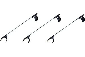 Provance 3 Stück Greifzange für Senioren Müllzange Kinder Müllgreifer Zange Greifer Greifzange Müll Gripzange Müllsammelzange Greifhilfe Gripper Alu 76 cm