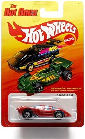 PORSCHE 917 (RED) * The Hot Ones * 2011 Release of the 80's Classic Series - 1:64 Scale Throw Back HOT WHEELS Die-Cast Vehicle by The Hot Ones