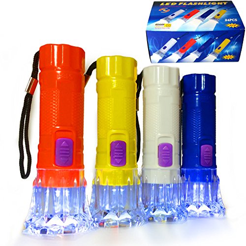 German Trendseller® – 8 x Kinder LED Taschenlampen ┃ 10 cm ┃ Sehr gute Leucht-Kraft ┃ 8 x Minitaschenlampe ┃ Nachtwanderung ┃ Kindergeburtstag - 5
