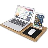 Lifewit Bambus Laptoptisch Laptop Unterlage Lapdesk...