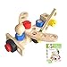 Produktbild meridy Holz Werkzeug Set, multifunktionale Holz Nuss Kombination Demontage-Art Hands-on Kinder Puzzle Montage Bausteine, 24-teiliges DIY Spiel-Set, 3 Jahre Old Boy Girl Play Toy