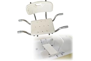 RATSTONE Sedile Per Vasca Da Bagno Con Schienale,Per Anziani,Allungabile,Sehr Stabil Bis 150 Kg,Dispositivo Di Assistenza Per Il Bagno Adatto Ad Anziani, Disabili e Donne In Gravidanza,58-80cm