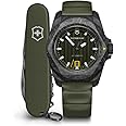 Victorinox 242021.1 I.N.O.X. Auto 41, BLK, GRN dial, GRN Rubber str